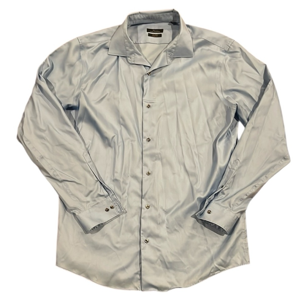 Marc Anthony Slim Fit Button Down Shirt, Light Blue